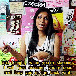 yeah-but-i-have-noodles:burning-young:girls on their periods I will never not reblog this.  FUCKING YES    I just love her!