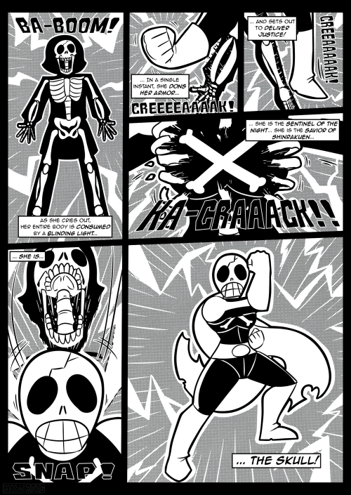 I really should start posting these in like, sets of four instead of sets of ten… OH WELL. Here are pages 21 through 30 of my comic, The Skull! Enjoy! :D