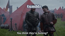 memewhore:  gameoflaughs:  dark-ones-dont-need-sleep:  Bronn is all of us   Wait, tumblr, is it Brienne + Jaime or Brienne + Tormund that you want to ship?  Neither!  Brienne is a strong, independent woman who don’t need no man!
