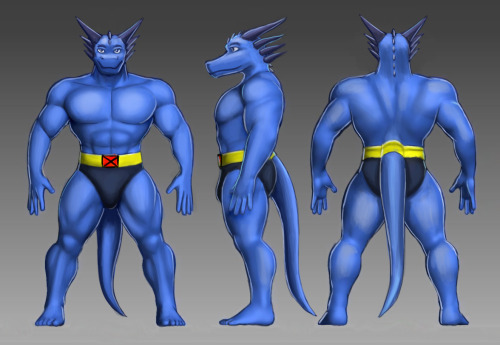 BeastdragonA model commission character sheet I got from BeastofHeart, now turned into a painted front side back view of an alt of Beast himself. I&rsquo;ve always loved dragons, as well as the X-Men himself, so have a fusion of them both~Posted using