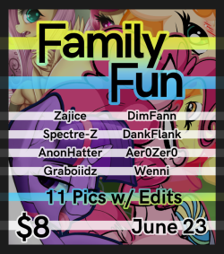 anonymoushatter: anonymoushatter:  Hey everyone! We’re pleased to announce Family Fun: An Incest Art Pack.In this pack, you’ll find family ventures ranging from sisterly face sitting to good ol’ mother &amp; daughter love.  Available Saturday, June