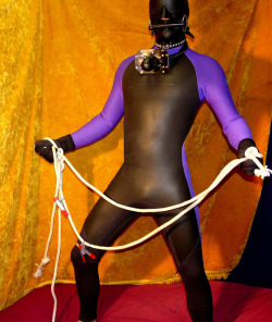 Thanks for 2,500 followers! Photo of me in my neoprene wetsuit Love checking out all your post too&hellip; keep it kinky!!! http://bondagebadboys.tumblr.com/links