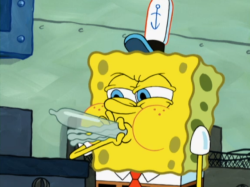 moisemorancy:  ruinedchildhood:  Remember the time Sponge Bob made a Squidward balloon animal out of condoms  