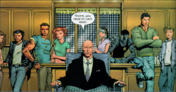 why-i-love-comics:  Ultimate X-Men #43 - “New Mutants IV” (2004)  written by Brian Michael Bendisart by David Finch &amp; Art Thibert 