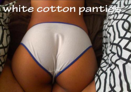 XXX white cotton panties pantyland.tumblr.com photo