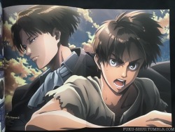 SnK News: New Season 2 Visuals from Animage &amp; Newtype August 2017 issuesBoth Animage and Newtype debuted brand new artwork for SnK this month, despite season 2 having come to its conclusion weeks ago. Eren and Levi feature in both, with Newtype also