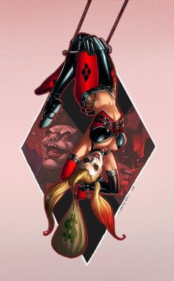 longlivethebat-universe:  Harley Quinn by Joyce Chins and Nei Ruffino 