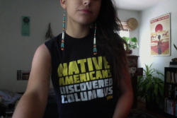 manashkikiiwe:  manashkikiiwe:  NATIVE AMERICANS DISCOVERED COLUMBUSfrom OXDX   happy aboriginal day!