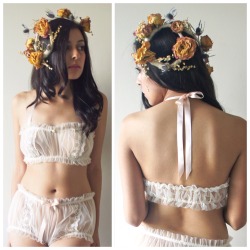 sugarlacelingerie:  Now available on my etsy!