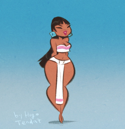 Chel - Road to El Dorado - Cartoony PinUp Sketch    Smol and cartoony Chel for today. Will draw Tulio and Miguel along her in the next few days.Newgrounds Twitter DeviantArt  Youtube Picarto Twitch 