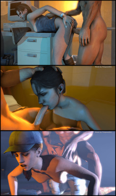 2 Times Jill and Zoey This Time only the actual gif, because gfycat is broken. 1. Jill on a Desk 2. Zoey Blowjob (Sorry tried to add miranda. didn&rsquo;t work the way i wanted it) 3. Jill again [Links should be fixed now]  Enjoy!