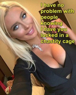 Cock-Caged Sissy Slut Chastity Captions and Stuff