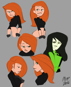 superionnsfw:  mrpotatoparty:  Kim practice, and a bonnus Shego.  @feathers-butts   ;9