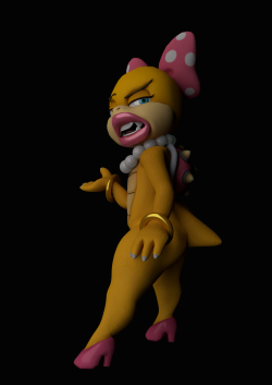 blenderknight:  I keep making these Mario girls I don’t really know whyAny requests for animations/positions? 