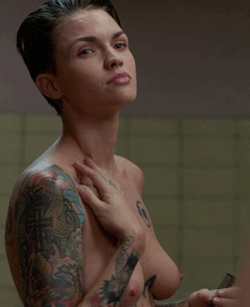 gotcelebsnaked:  Ruby Rose - ‘Orange is the New Black’ (2015) 