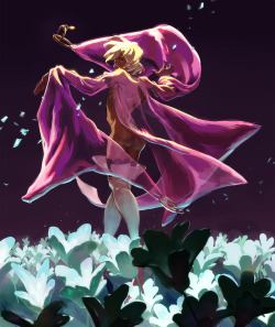 pornbymidnight:“You find yourself in a field of mysteriously glowing flowers. It feels as if you are surrounded by people but it is just the two of you there; you… and him.Be careful - He might not let you leave this place….”