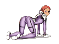 requiemdusk:  Even more Mayumi - she’s got a cute butt though, admit it!