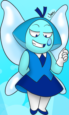Aquamarine, one of the first non requested, non-collab piece in a while, shes a jerk but shes my jerk