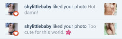 shylittlebaby:  hisreadher:  Guess who just made me smile from ear to ear???! HER! @shylittlebaby 
