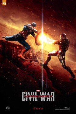 mongonga:  Fan-Made Poster for Captain America: Civil War by Andrew SS7