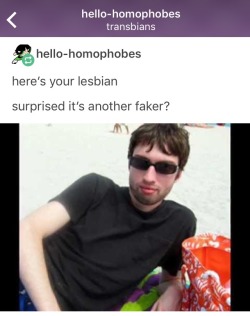 transgirlnausicaa: this transmisogynist attempted to harass a trans woman by posting a picture of her but they are an idiot so they thought this picture of andrew hussie was a selfie