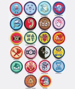 littlealienproducts:   Alternative Scouting Merit Badges by  LukeDrozd  