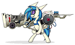 lucusthepony:  tlatophat:  mlpfim-fanart:  Bass Cannon Dance by muffinexplosion  This looks like a sprite from a pony-based cyberpunk RPG!I’d fund it.  I dunno about you guys, buy this reminds me of Epic Battle Fantasy. Except with ponies. I’d play