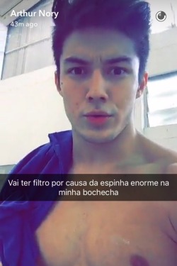 fuckyoustevepena:  Arthur Nory snapchat collection (Brazilian gymnast)