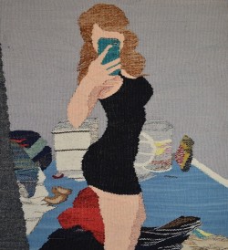 Asylum-Art:  Kinky Tapestry: By Erin M Riley  Using Traditional Tapestry Techniques,