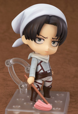  Good Smile Company releases previews of the Cleaning Levi Nendoroid!  I knew this was coming&hellip;! Arrrrrgh, my wallet.