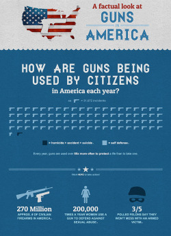 Orwellianlegacy:  [Ht: Rare]  Americangunfacts.com Recently Released An Info-Graphic