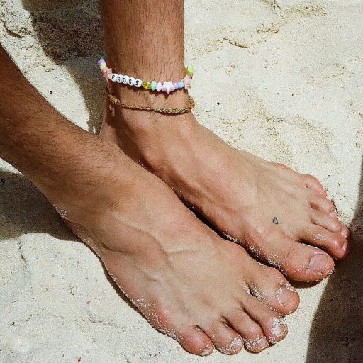 famous-male-feet: A Younger Oliver Brynnum