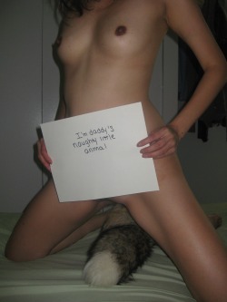 Holding Up Some Signs With The Tail =)  Let Us Know If There&Amp;Rsquo;S A Particular
