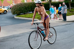 hotsabrinal:  Topless bike ride.