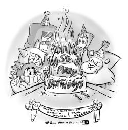 raveneesimo:  A NEW EPISODE OF STEVEN UNIVERSE! “So Many Birthdays” airs tonight on Cartoon Network! At 8! Written by me and my partner Paul Villeco!  I hope you like it! Have a promo drawing by meeeeeeeee…!  