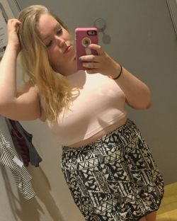 cathlex:  dressing room mirror selfies &gt;  I love when you can see a girls nipple piercings through her shirt.