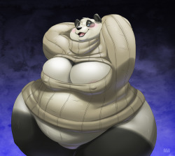 gillpanda:  haha some in my stream in the past have wanted me to draw myself in a sweater, so i thought about doing one with an open bust in the front! Art © Gill Panda 2014  I want~ &lt; |D&rsquo;&ldquo;&rdquo;