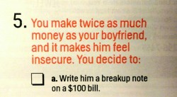   Finally, some good advice from Cosmo  im