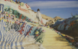 amandajas:  It was barely over a year ago that i visited salvation mountain for the first time. After seeing it and hearing about it over the years it was surreal to set foot onto/into this place that seemed like the soil it lay on top of was saturated