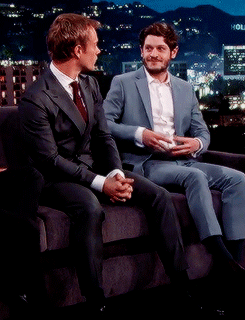 thronescastdaily:  Alfie Allen and Iwan Rheon visit Jimmy Kimmel Live! on April 19th, 2016. 