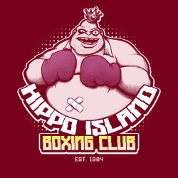it8bit:  Hippo Island Boxing Club  Created by Andy Hunt Designs ป on 08/14 at The Yetee.