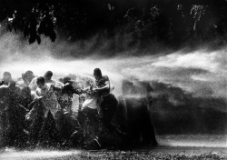 joeinct:  Water Hosing Civil Rights Demonstrators, Photo by Bob Adelman, 1963
