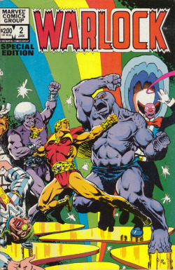 Warlock No.2 (Marvel Comics, 1982). Cover art by Jim Starlin.From Oxfam in Nottingham.