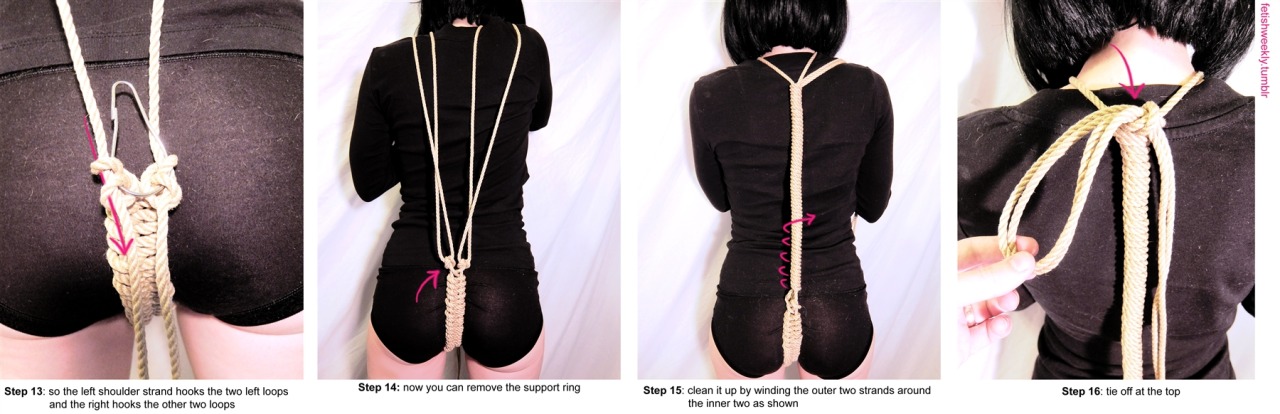 fetishweekly:Shibari Tutorial: Fishbone Bodysuit♥ Always practice cautious kink!