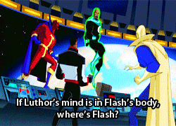 Thefingerfuckingfemalefury:   Jesec:  Remember That Time Lex And Wally Switched Bodies