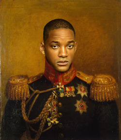 medievalpoc:  cultureunseen:  http://society6.com/artist/replaceface  You know what’s funny? I think a lot of people view these images as interesting because they’re “unrealistic” or specifically because they feature men of color, anachronistic.