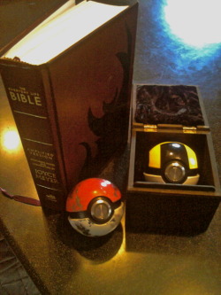 i-am-the-strider:  iheartnintendomucho:  Real Pokeballs by Pallet Town Exports Shawn “[sLouCh]” McNeil of SlouchWorx.com makes custom model Pokeballs so real looking, you’ll be sur- prised to know there’s no actual Poketmonsters lurking inside.