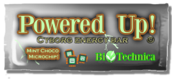 Biotechnica Powered Up Cyborg Energy Bars €5.00 To Maintain The Delicate Linkages