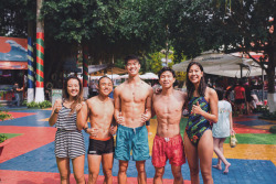 sjiguy:Marcus Leow and Ethan Ong have abs to spare