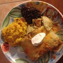 scatgoddess:  Before feeding my toilet servant G my thick shit I filled up with: chicken enchiladas, rice, and black beans; Wendy’s jr. bacon cheeseburger, chili; Krispy Kountry Chicken breast, potato log, biscuits. I sat my ass on my toilets face to